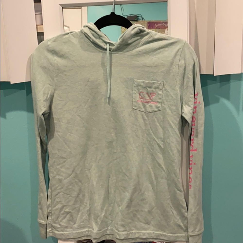 vineyard vines long sleeve hoodie t-shirt